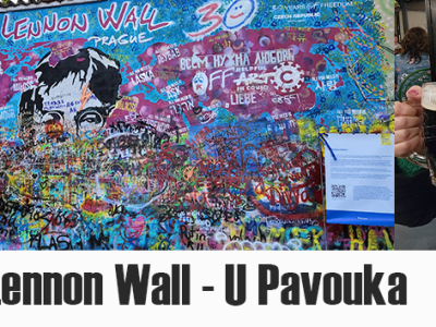 #TBTemPraga: Muro em homenagem a John Lennon e taverna medieval com pratos típicos e cerveja local